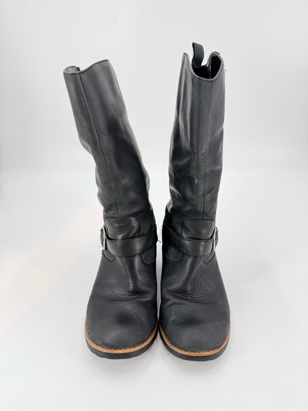 Dr. Martens Black Becca Engineer Biker Boots 8 - Picture 2 of 9